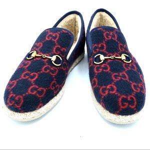 SOLD GUCCI GG Shearling Men’s Loafers SIZE 9